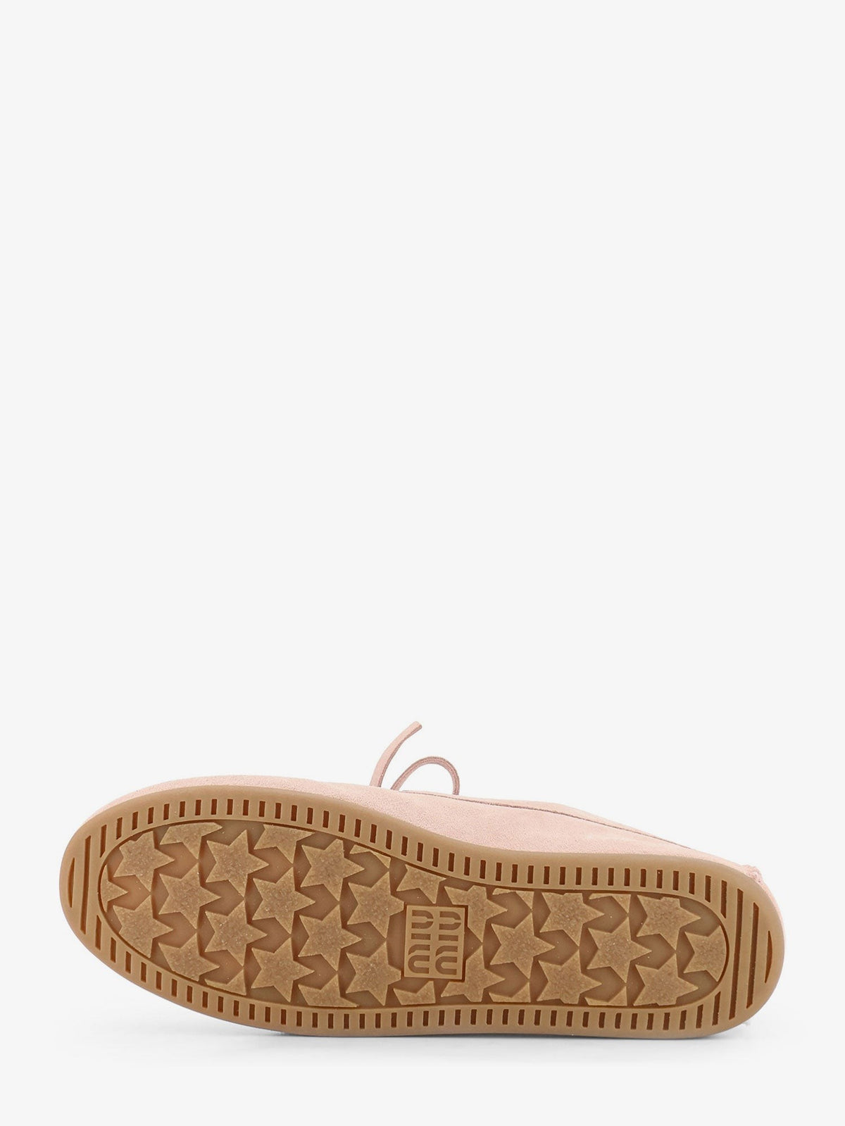 Miu Miu Suede Deck Loafers in Peach