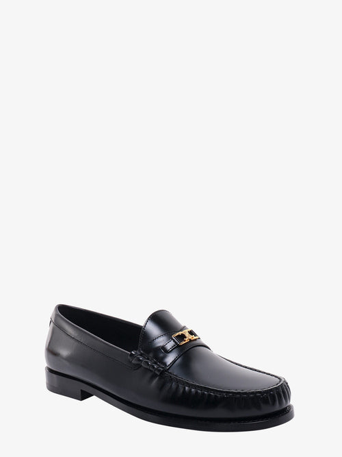 Triomphe 15 Leather Loafers in Black